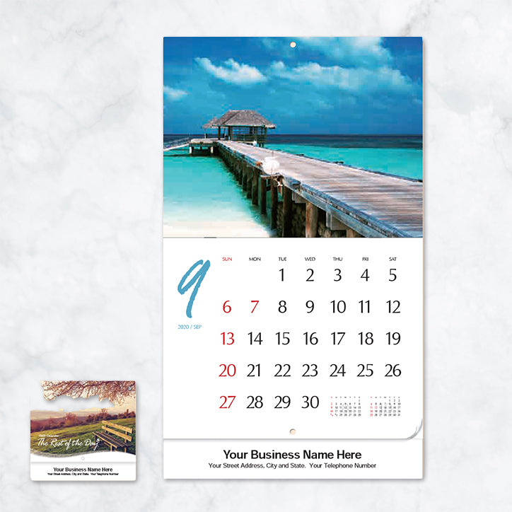Promotional Wall Calendar 2020 The Rest of the Day