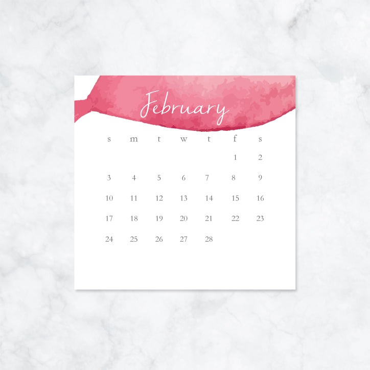 Balloon Desktop Calendar 2019 with Wood Stand Promotional Marketing Calendar