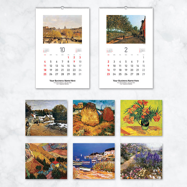 Promotional Wall Calendar 2020 World Masterpieces LG