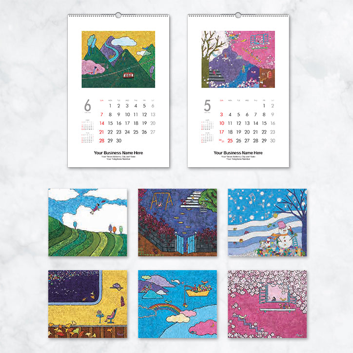 Promotional Wall Calendar 2020 KimSunOk Collection LG