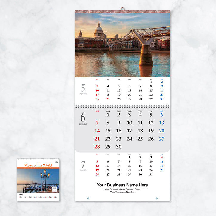 Promotional Wall Calendar 2020 Views of the World LG